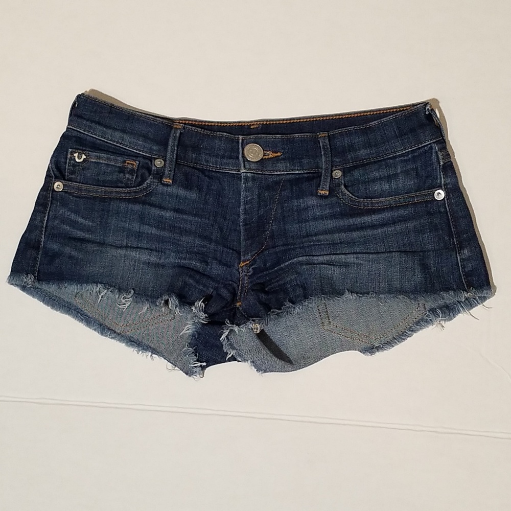 True Religion Joey cutoff shorts size 25